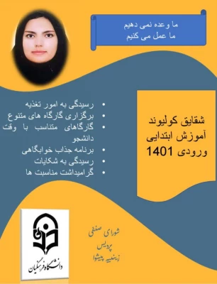 پوستر تبلیغاتی کاندیدای شورای صنفی رفاهی 1404