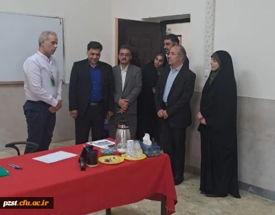 بازدید دکتر حیدری و دکتر محمدی از ششمین روز ارزیابی تکمیلی پردیس زینبیه