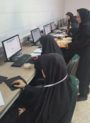 بازدید دکتر حیدری و دکتر محمدی از ششمین روز ارزیابی تکمیلی پردیس زینبیه 4