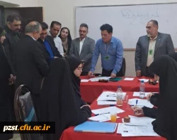 بازدید دکتر حیدری و دکتر محمدی از ششمین روز ارزیابی تکمیلی پردیس زینبیه 5