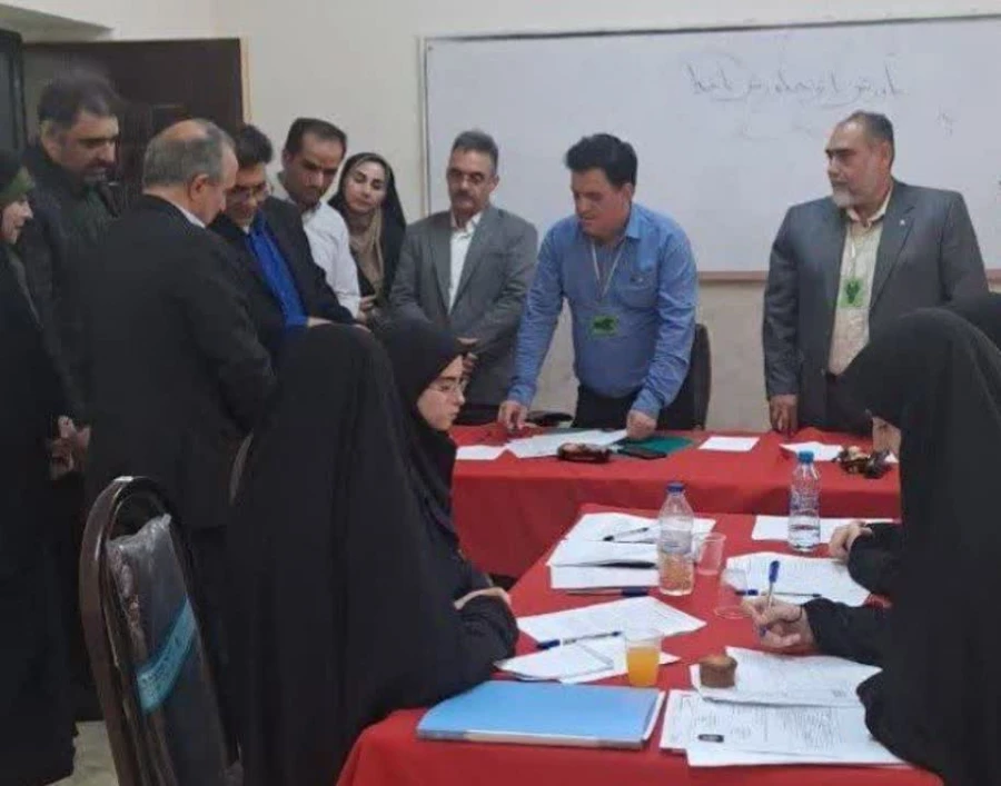 بازدید دکتر حیدری و دکتر محمدی از ششمین روز ارزیابی تکمیلی پردیس زینبیه 5