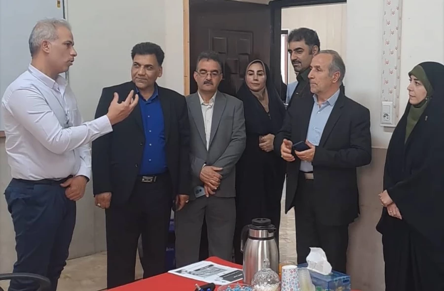 بازدید دکتر حیدری و دکتر محمدی از ششمین روز ارزیابی تکمیلی پردیس زینبیه 9