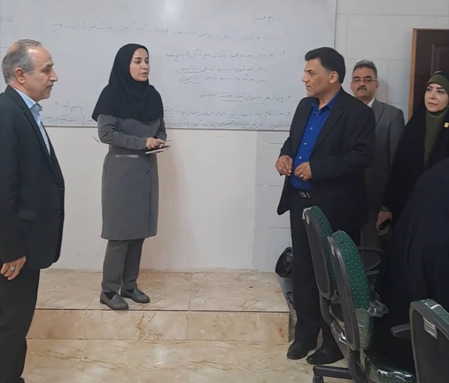 بازدید دکتر حیدری و دکتر محمدی از ششمین روز ارزیابی تکمیلی پردیس زینبیه 10