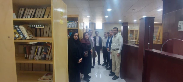 بازدید دکتر جهانگیری و دکتر کاشی از کتابخانه پردیس با هدف توسعه کمی و کیفی 2