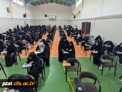 بازدید دکتر برهانی سرپرست پردیس از اولین روز برگزاری امتحانات پایان نیمسال اول سال تحصیلی