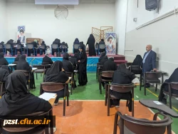 بازدید دکتر برهانی سرپرست پردیس از اولین روز برگزاری امتحانات پایان نیمسال اول سال تحصیلی