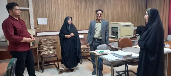 بازدید کارشناس مسئولان دانشگاه فرهنگیان استان تهران از روند برگزاری دومین روز امتحانات پردیس زینبیه 8