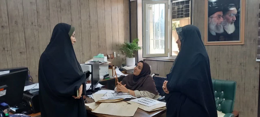 بازدید کارشناس مسئولان دانشگاه فرهنگیان استان تهران از روند برگزاری دومین روز امتحانات پردیس زینبیه 9