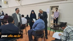 بازدید دکتر یوسف بهارلو ریئس اداره کل آموزش و پرورش شهرستان های استان تهران از روند آزمون اصلح مهارت آموزان ماده 28 2