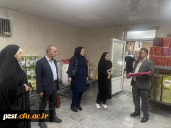 بازدید مسئولان استانی از انبار ملزومات و مواد غذایی پردیس زینبیه 2