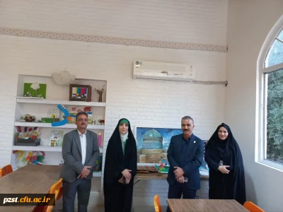  بازدید دکتر علیپور معاونت آموزشی و تحصیلات تکمیلی دانشگاه فرهنگیان و خانم دکتر پرک از پردیس زینبیه