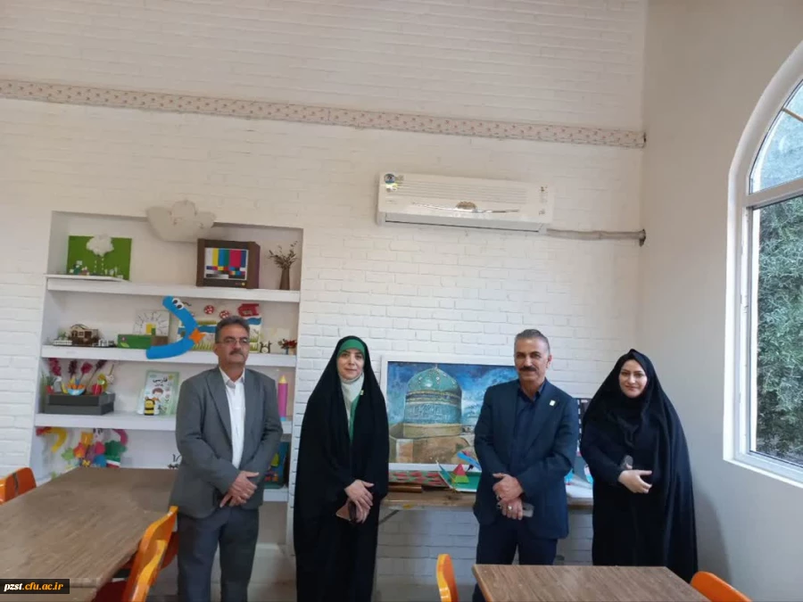  بازدید دکتر علیپور معاونت آموزشی و تحصیلات تکمیلی دانشگاه فرهنگیان و خانم دکتر پرک از پردیس زینبیه 2