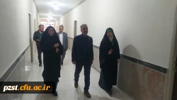  بازدید دکتر علیپور معاونت آموزشی و تحصیلات تکمیلی دانشگاه فرهنگیان و خانم دکتر پرک از پردیس زینبیه 4