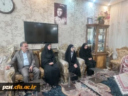 دیدار سرپرست پردیس و کارشناس مسئول فرهنگی از خانواده شهید دماوندی  2