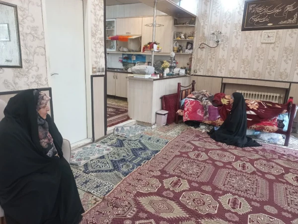 دیدار سرپرست پردیس و کارشناس مسئول فرهنگی از خانواده شهید دماوندی  3