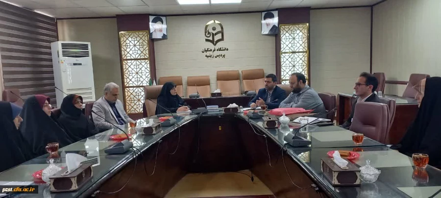 معارفه مسئولان جدید پایگاه های بسیج دانشجویی دانشگاه فرهنگیان پردیس زینبیه پیشوا و ورامین  2