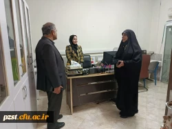 بازدید معاونان حوزه مالی اداری و پژوهش دانشگاه فرهنگیان استان تهران از پردیس زینبیه 5
