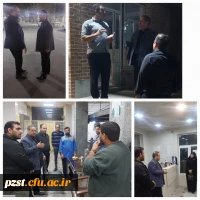 بازدید مدیر کل دفتر مرکزی حراست از دانشکده زینبیه و ساختمان ورامین در شرایط ویژه جنگی 2