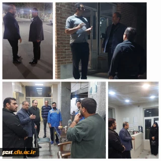 بازدید مدیر کل دفتر مرکزی حراست از دانشکده زینبیه و ساختمان ورامین در شرایط ویژه جنگی