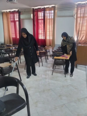 گزارش حضور و عملکرد همکاران متعهد پردیس زینبیه 2