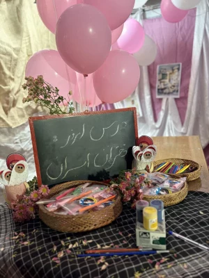 به مناسبت ولادت حضرت معصومه(س) و روز دختر چهل و نهمین شب اجتماع و اقتدار موکب دانشگاه فرهنگیان پردیس زینبیه به رنگ صورتی شد 11