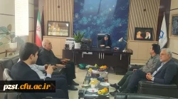 حضور مسئولان تأمین اجتماعی شهرستان پیشوا در پردیس زینبیه و دیدار با سرپرست پردیس به مناسبت آغاز سال نو 2