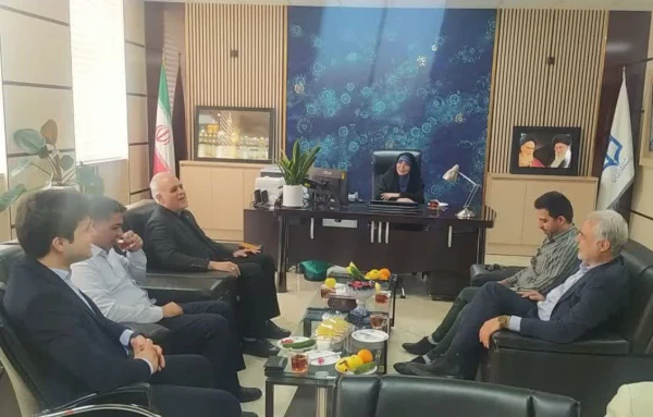 حضور مسئولان تأمین اجتماعی شهرستان پیشوا در پردیس زینبیه و دیدار با سرپرست پردیس به مناسبت آغاز سال نو 3