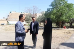  بازدید میدانی کمیته عمران دانشگاه فرهنگیان استان تهران از هر دو مجموعه پردیس زینبیه با هدف ارتقاء کمی و کیفی حوزه های آموزشی و رفاهی 
 2