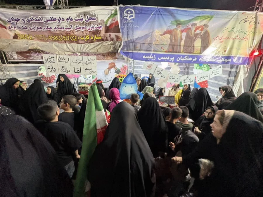 موکب دانشگاه فرهنگیان پردیس زینبیه در ایستگاه ۷۲؛ طنین میثاق با رهبر شهید و بیعت با ولایت 8