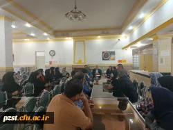 جلسه امور اداری و منابع انسانی پردیس زینبیه دانشگاه فرهنگیان با حضور کارکنان خدمات و شرکتی در حوزه های خدمات  4