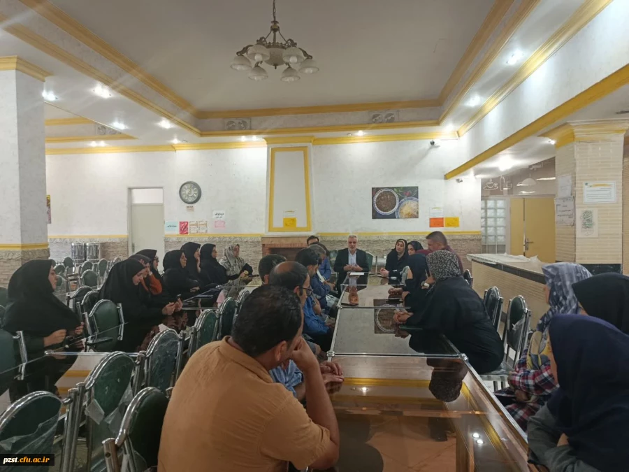 جلسه امور اداری و منابع انسانی پردیس زینبیه دانشگاه فرهنگیان با حضور کارکنان خدمات و شرکتی در حوزه های خدمات  4